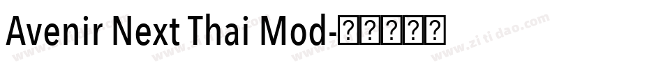 Avenir Next Thai Mod字体转换